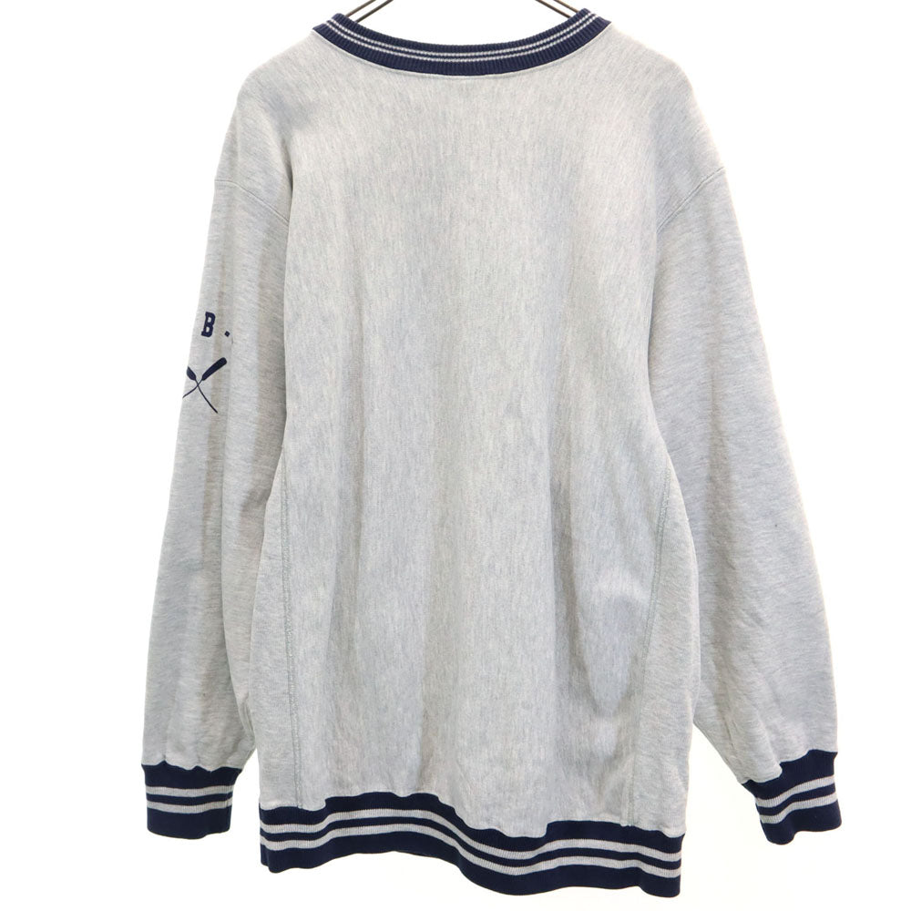 Champion チャンピオン 90s USA製 刺繍タグ NBA L.B.I 長袖 リバースウィーブ スウェット トレーナー XL グレー 裏起毛 メンズ