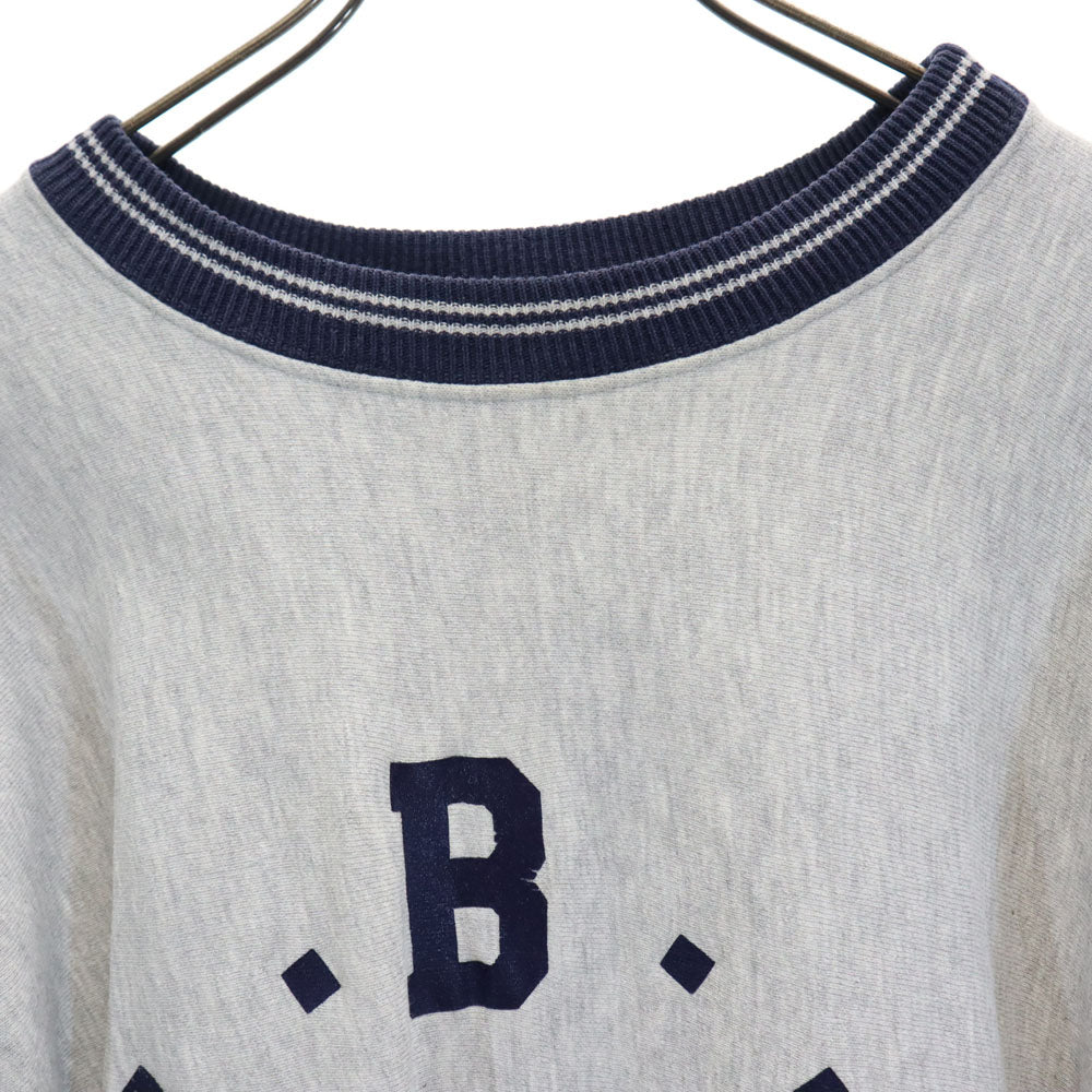 Champion チャンピオン 90s USA製 刺繍タグ NBA L.B.I 長袖 リバースウィーブ スウェット トレーナー XL グレー 裏起毛 メンズ