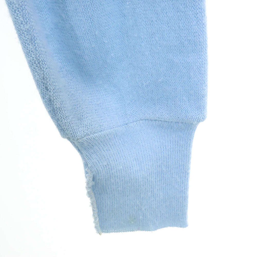 IZOD LACOSTE アイゾットラコステ 90s USA製 オールド 長袖 Vネック アクリル セーター L 水色 ニット メンズ