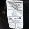 カーハート アダムキメル コラボ チェック柄 長袖 フランネル ボタンダウンシャツ S チャコールブラック系 Carhartt x ADAM KIMMEL メンズ