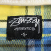 ステューシー チェック柄 長袖 パッチワーク シャツ S レッド 他 STUSSY メンズ