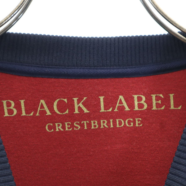 ブラックレーベルクレストブリッジ 長袖 スウェット トレーナー 2 ネイビー BLACK LABEL CRESTBRIDGE メンズ