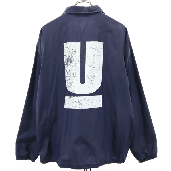 アンダーカバー バックプリント コーチジャケット L ネイビー UNDERCOVER メンズ