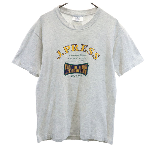 ジェイプレス USA製 半袖 Tシャツ M グレー J.PRESS メンズ