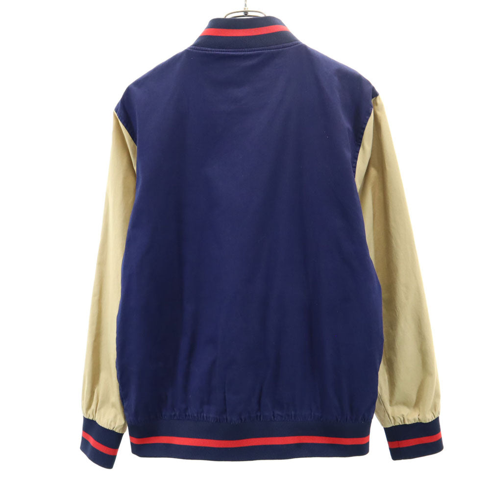 HUF ハフ バイカラー スタジャン M ネイビー系 ジャケット メンズ