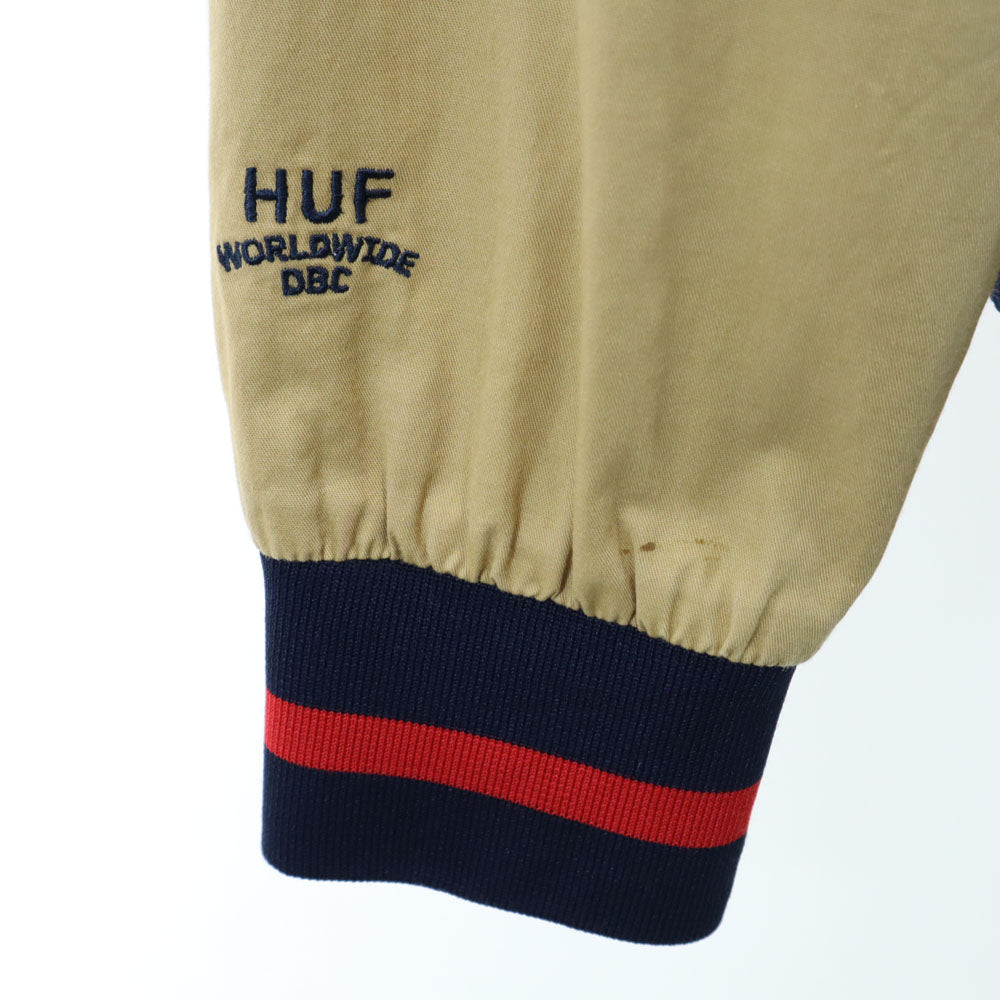 HUF ハフ バイカラー スタジャン M ネイビー系 ジャケット メンズ