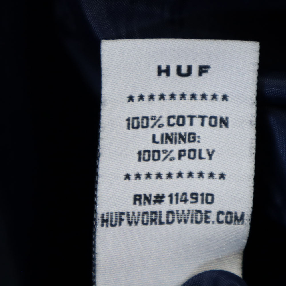 HUF ハフ バイカラー スタジャン M ネイビー系 ジャケット メンズ