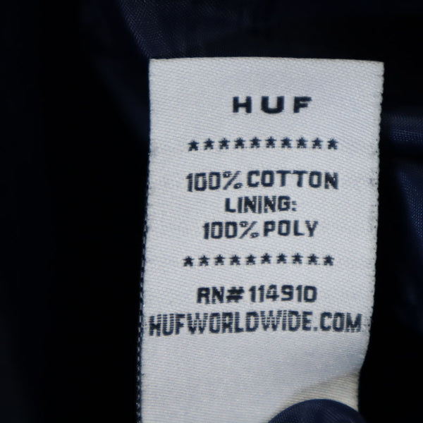 ハフ バイカラー スタジャン M ネイビー系 HUF ジャケット メンズ