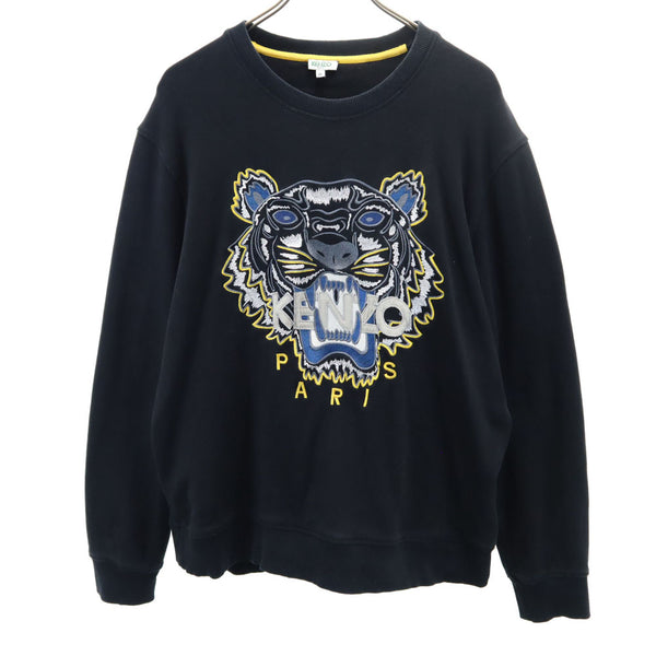 ケンゾー 長袖 スウェット トレーナー XL ブラック KENZO メンズ