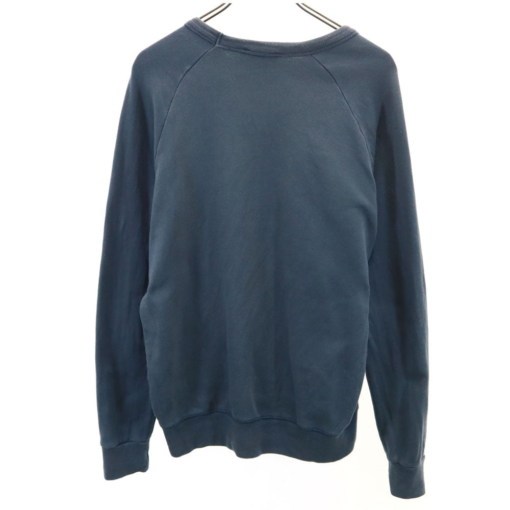 MAISON KITSUNE メゾンキツネ ポルトガル製 長袖 スウェット トレーナー S チャコールグレー メンズ