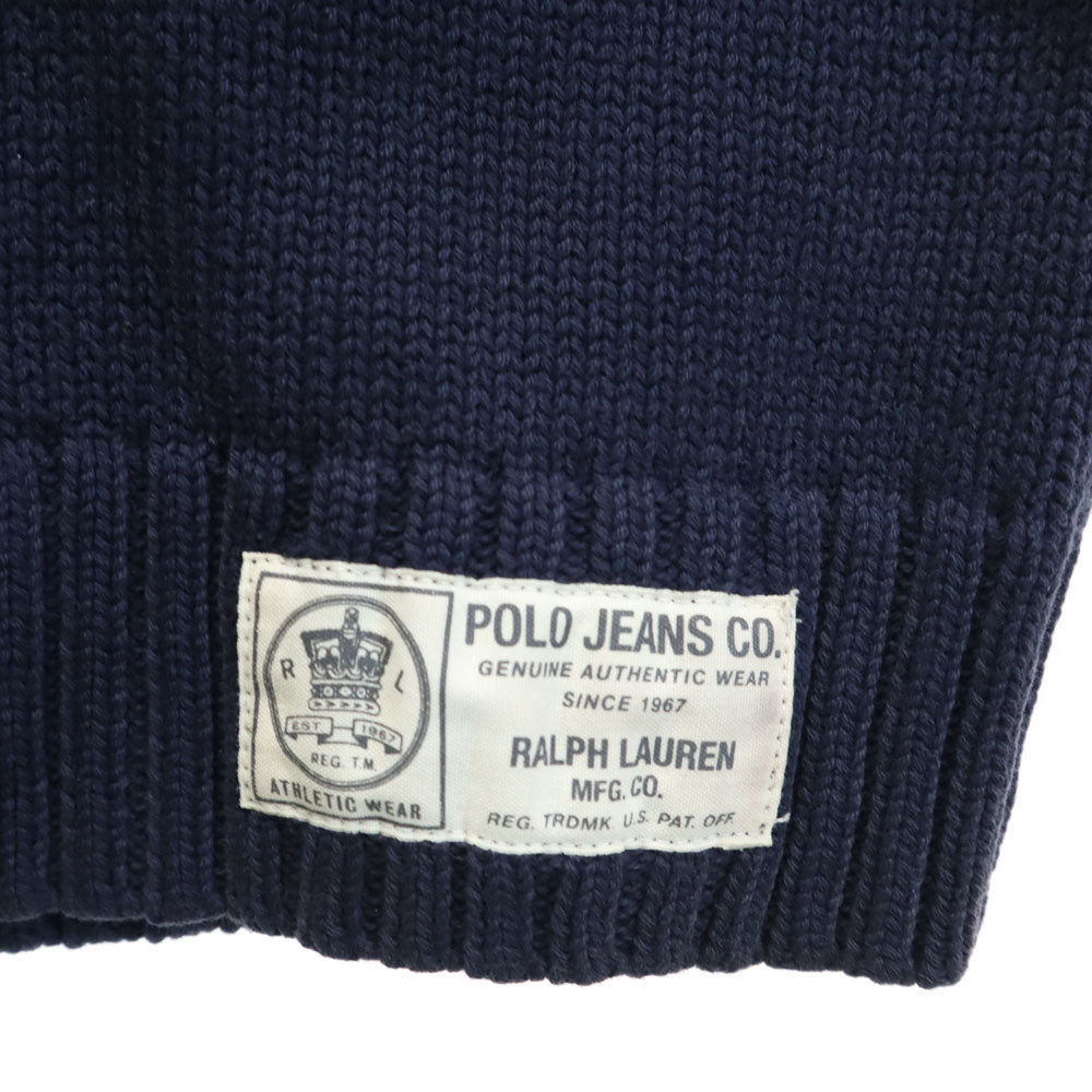 ポロジーンズカンパニー 長袖 セーター S ネイビー POLO JEANS COMPANY RALPH LAUREN ラルフローレン ニット メンズ