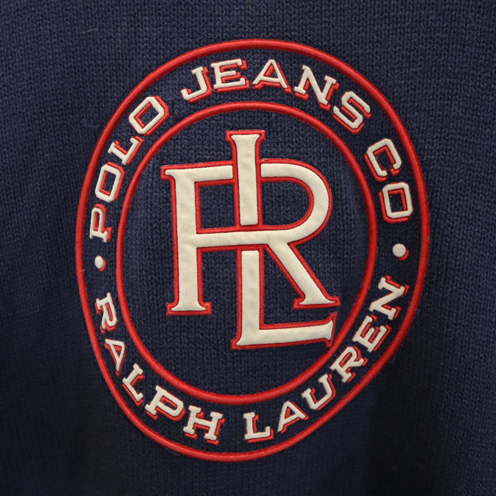 ポロジーンズカンパニー 長袖 セーター S ネイビー POLO JEANS COMPANY RALPH LAUREN ラルフローレン ニット メンズ