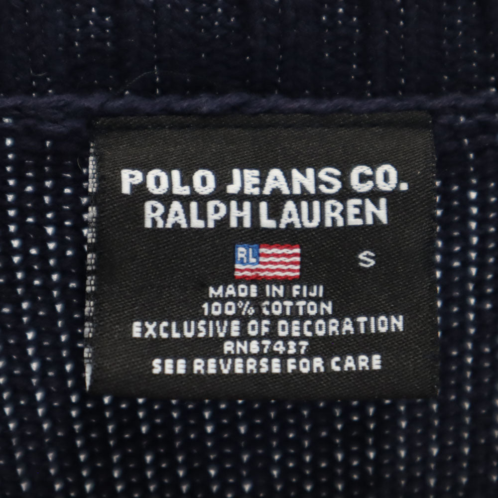 ポロジーンズカンパニー 長袖 セーター S ネイビー POLO JEANS COMPANY RALPH LAUREN ラルフローレン ニット メンズ