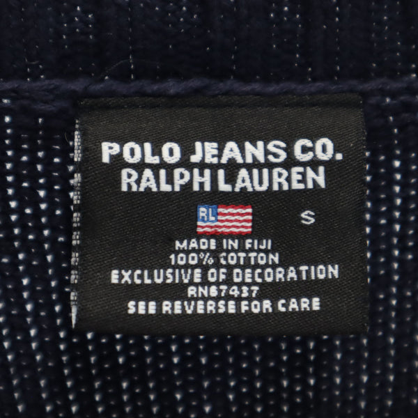 ポロジーンズカンパニー 長袖 セーター S ネイビー POLO JEANS COMPANY RALPH LAUREN ラルフローレン ニット メンズ