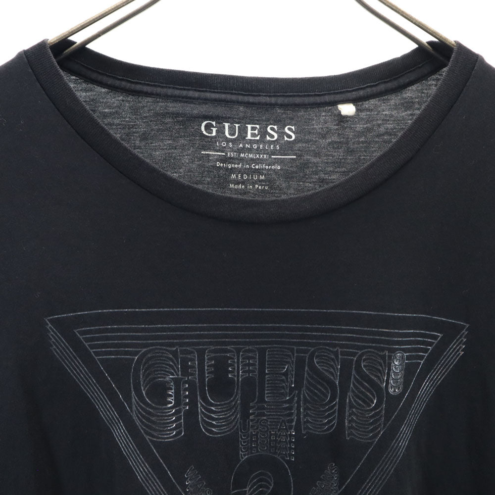 ゲス 半袖 Tシャツ M ブラック Guess メンズ