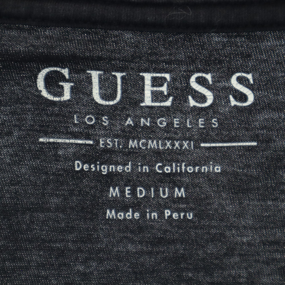 ゲス 半袖 Tシャツ M ブラック Guess メンズ