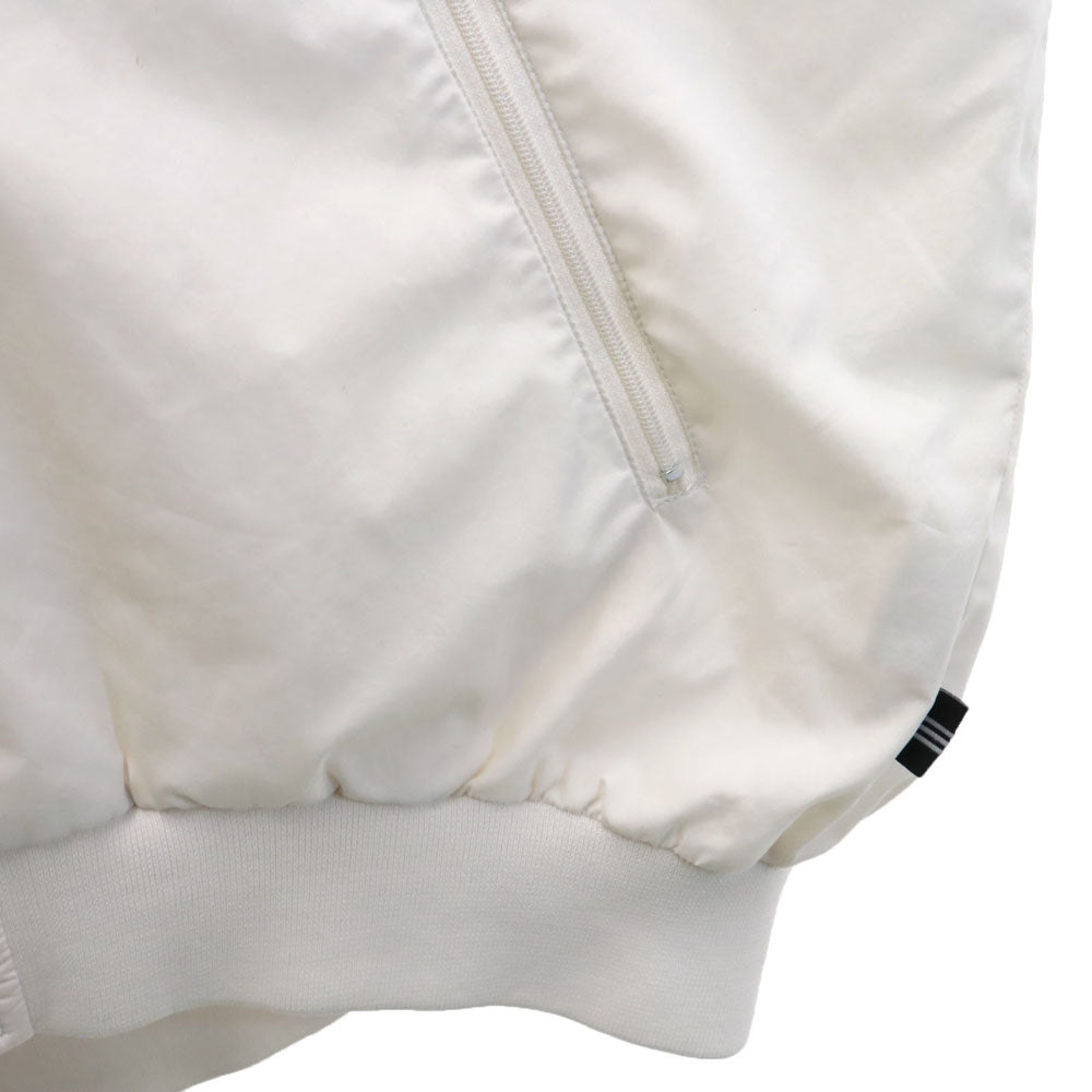 adidas アディダス 80s 日本製 デサント製 ヴィンテージ ブルゾン L ホワイト ジャケット メンズ