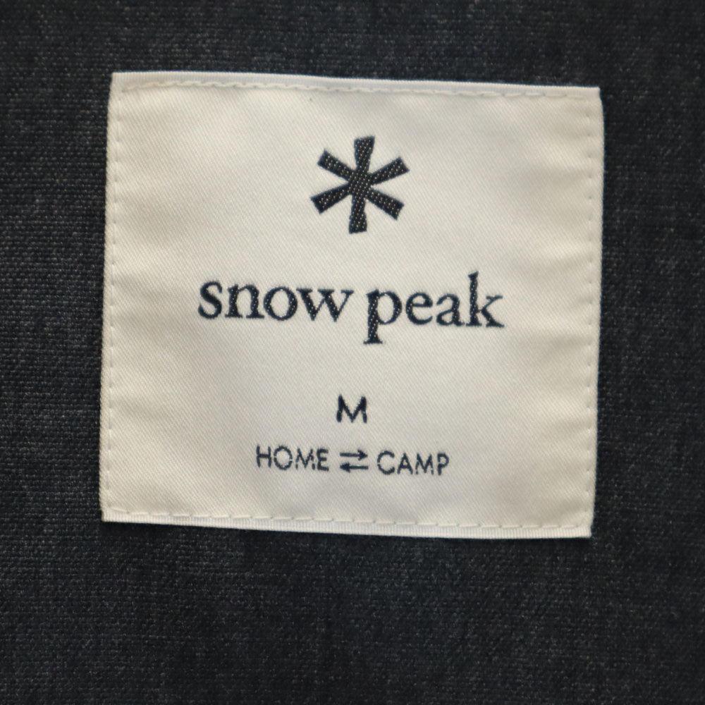 スノーピーク ハイブリッドウール シャツジャケット M チャコールグレー snowpeak キャンプ SH-22AU001 Hybrid Wool ShirtSH メンズ