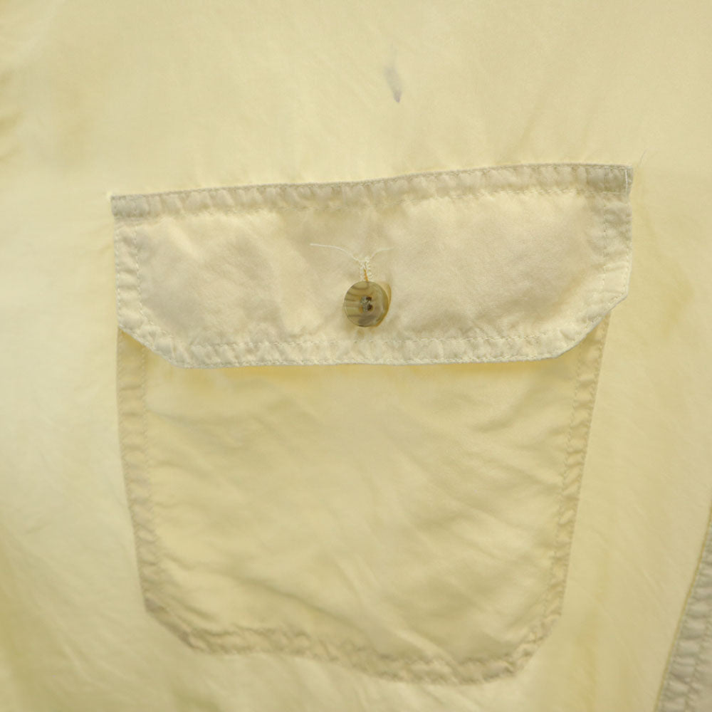 Calvin klein カルバンクライン 90s シルク オールド 長袖 シャツ M クリーム系 Sport レディース