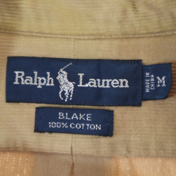 ラルフローレン 長袖 コーデュロイ ボタンダウンシャツ M ベージュ RALPH LAUREN BLAKE メンズ