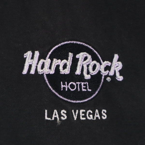 ハードロックホテル バックプリント ブルゾン M ブラック Hard Rock HOTEL ジャケット メンズ