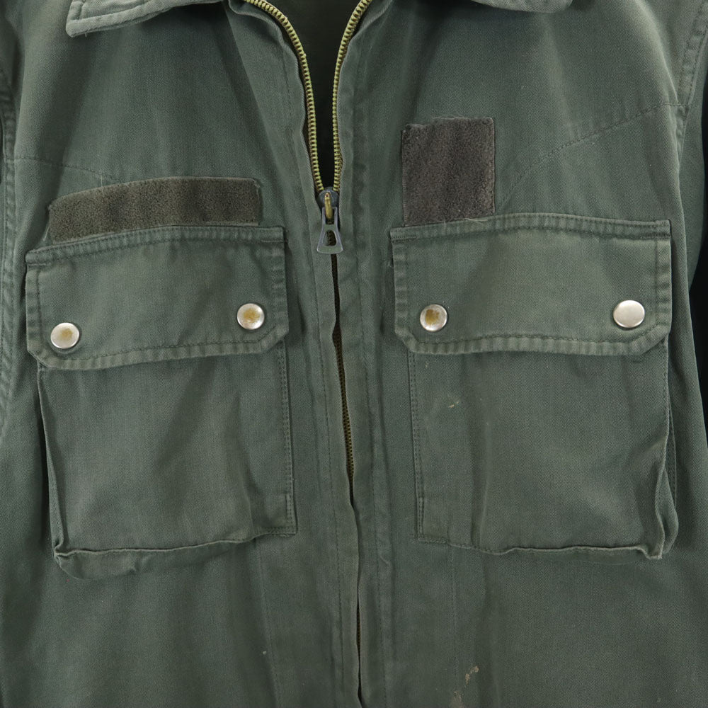 FRENCH ARMY フランス軍 70s ヴィンテージ ミリタリージャケット 92LGM カーキ フィールド ヘリンボーンツイル メンズ