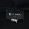 ディーゼル 長袖 スウェット ジップパーカー ブラック DIESEL メンズ