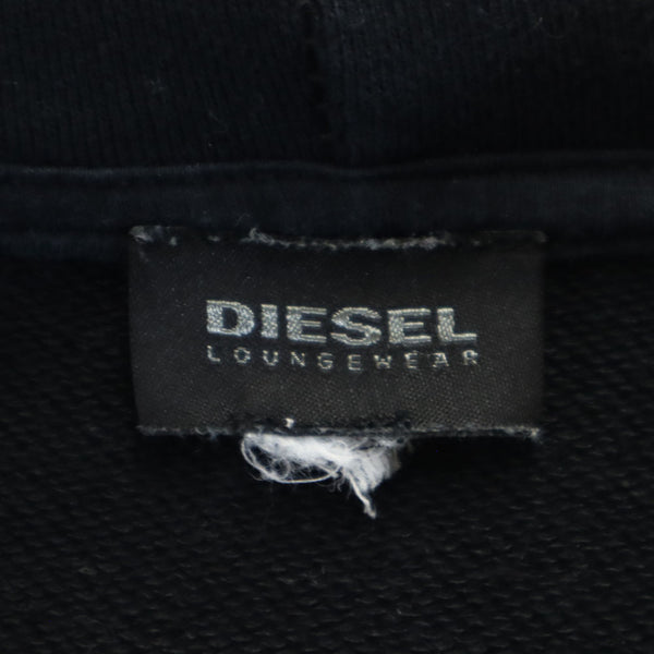 ディーゼル 長袖 スウェット ジップパーカー ブラック DIESEL メンズ