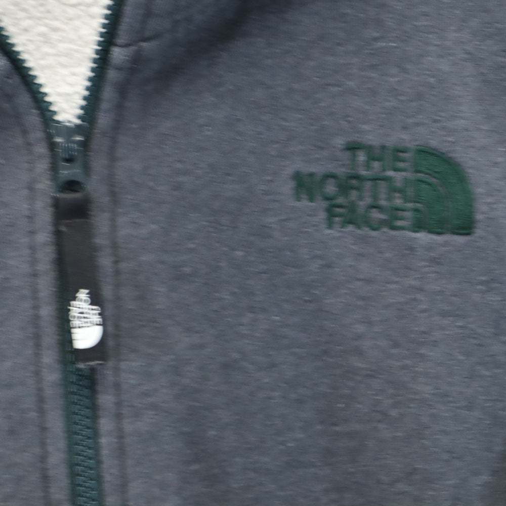 ノースフェイス アウトドア NT11530 長袖 リアビュー スウェット ジップパーカー M グレー THE NORTH FACE 裏起毛 REARVIEW FULLZIP HOODIE メンズ