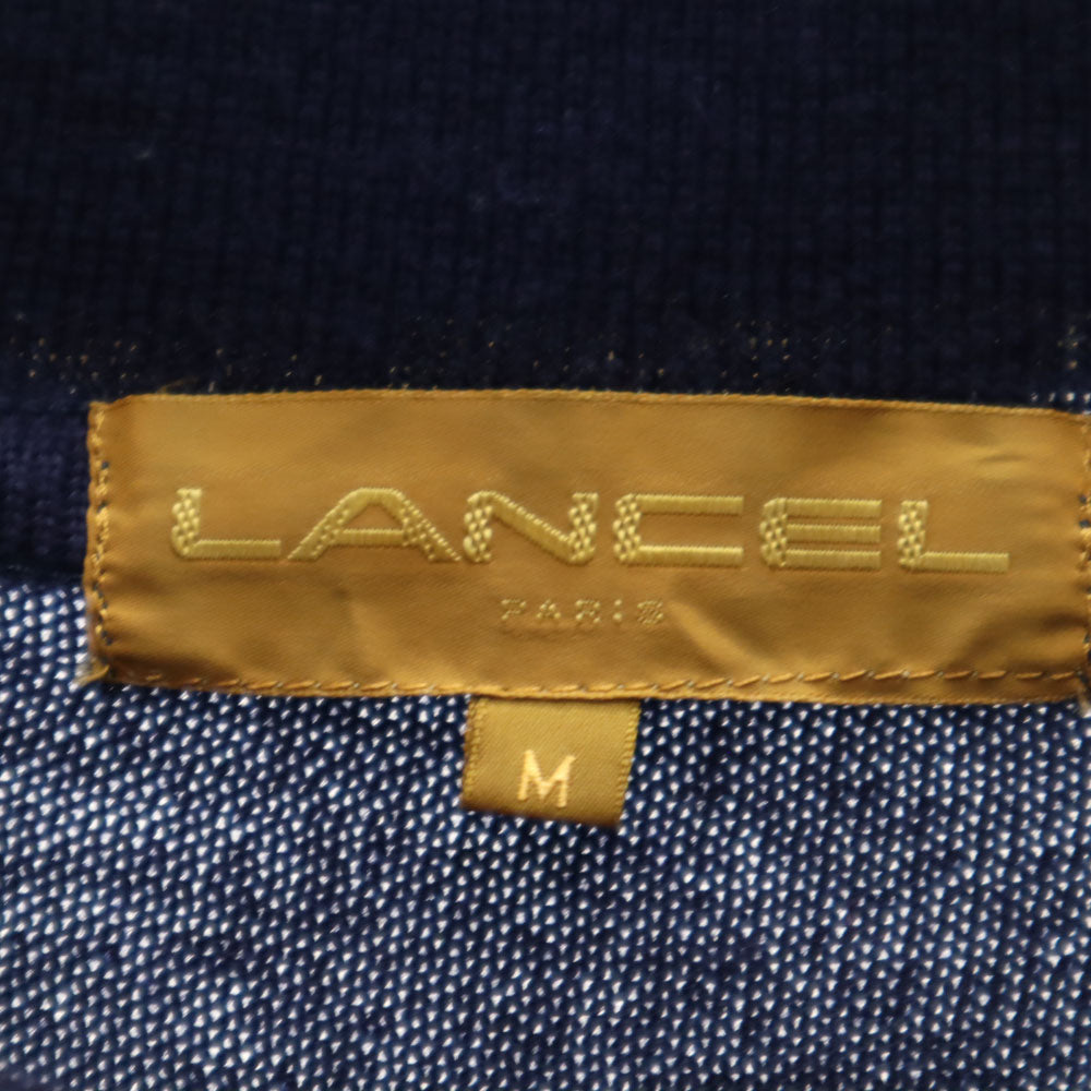 ランセル 長袖 セーター M ネイビー LANCEL PARIS ニット レディース