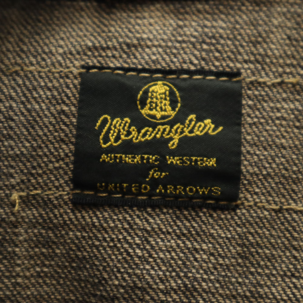 ラングラー ユナイテッドアローズ デニムジャケット M ブラック系 Wrangler UNITED ARROWS ジージャン メンズ