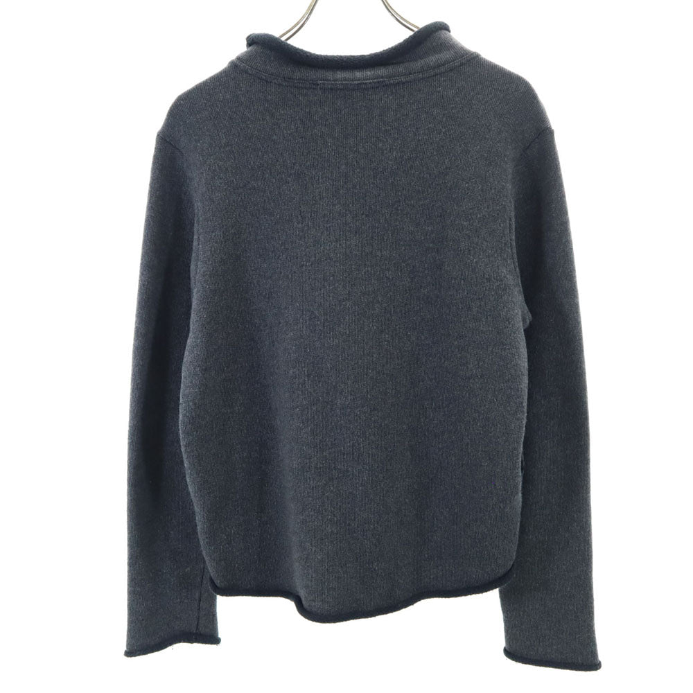 SEE BY CHLOE シーバイクロエ 長袖 コットンニット セーター XS グレー×ネイビー レディース