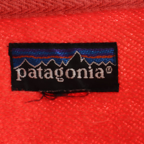 パタゴニア 90s 00s アウトドア レジスターマーク 長袖 ハーフジップ ハイネック スウェット トレーナー ピンク patagonia メンズ