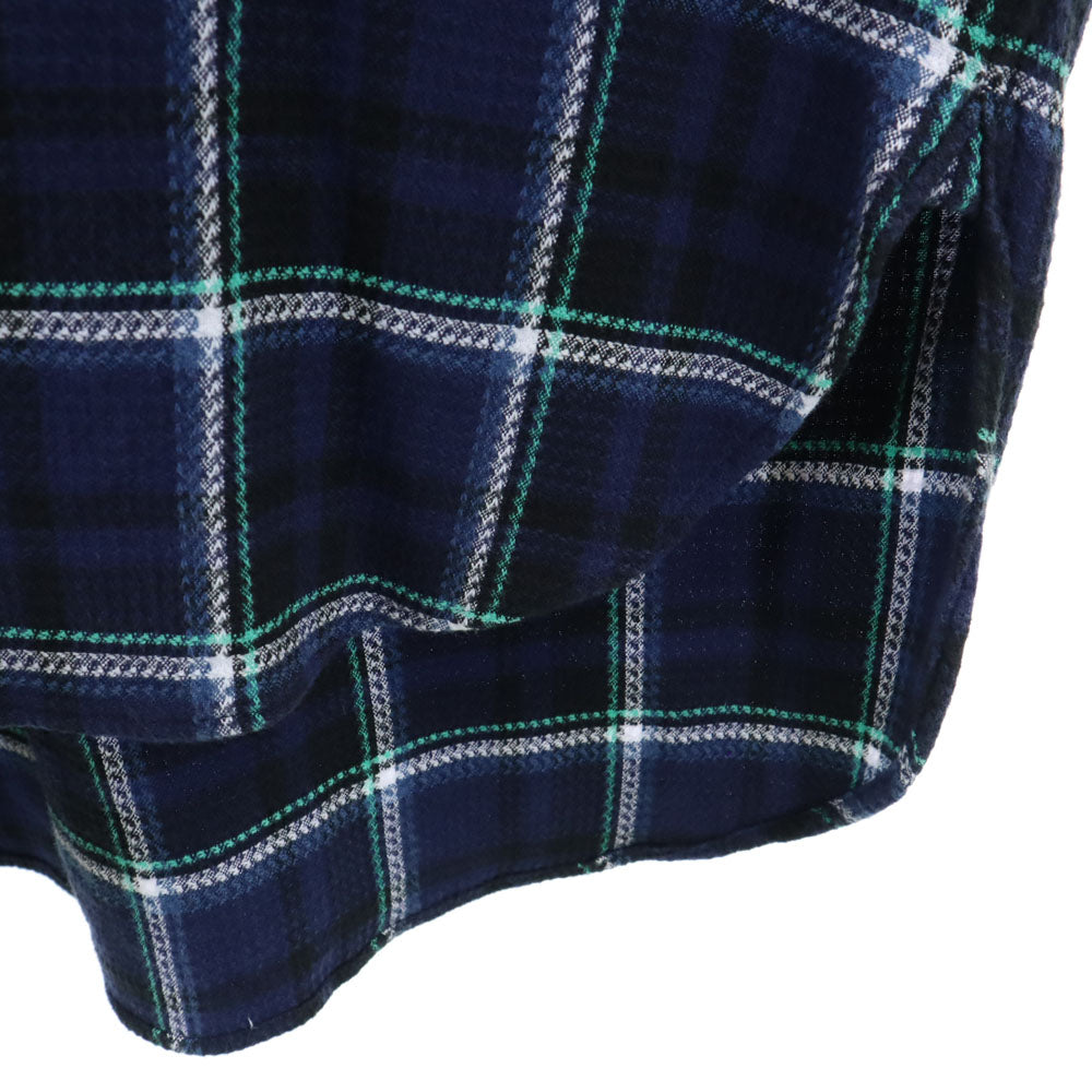 Name. ネーム 日本製 長袖 チェックシャツ 1 ネイビー メンズ