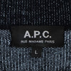 アーペーセー 長袖 タートルネック セーター L ネイビー A.P.C. ニット メンズ