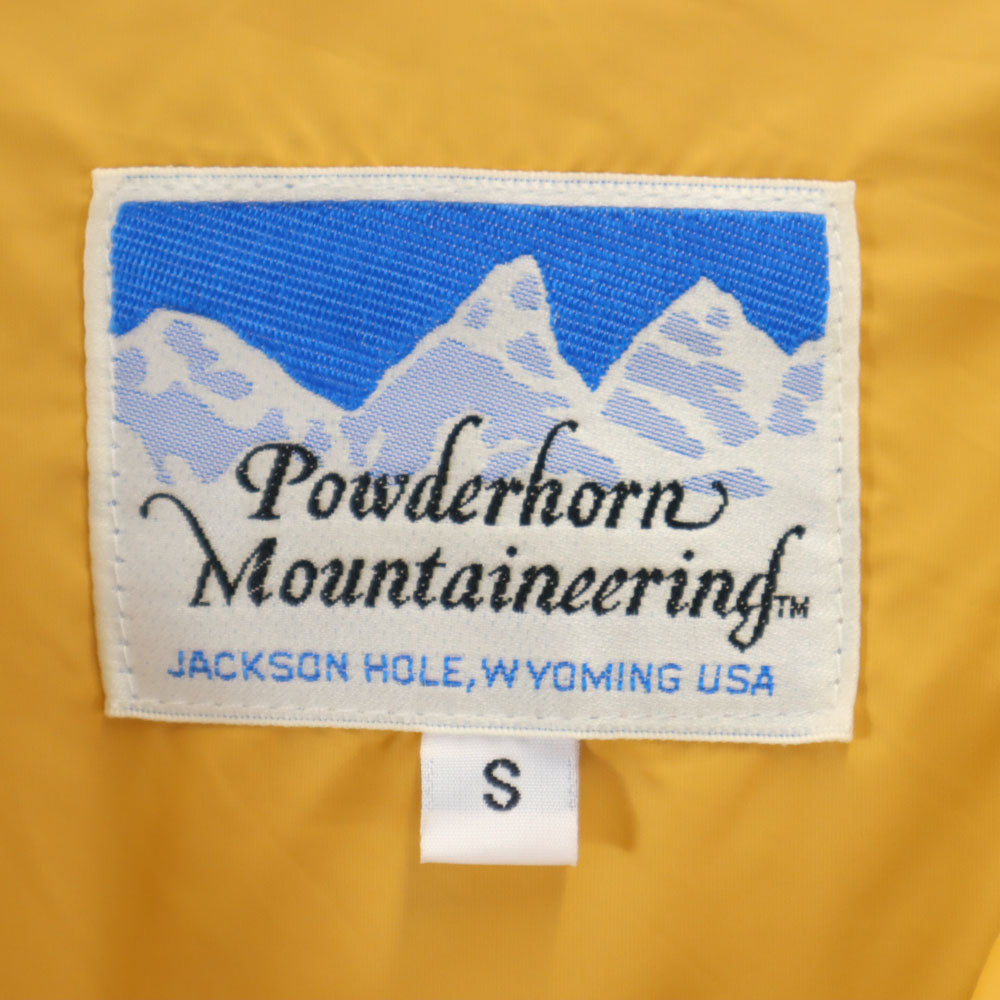 パウダーホーンマウンテニアリング アウトドア マウンテンパーカー S カーキ Powderhorn Moutaineering メンズ