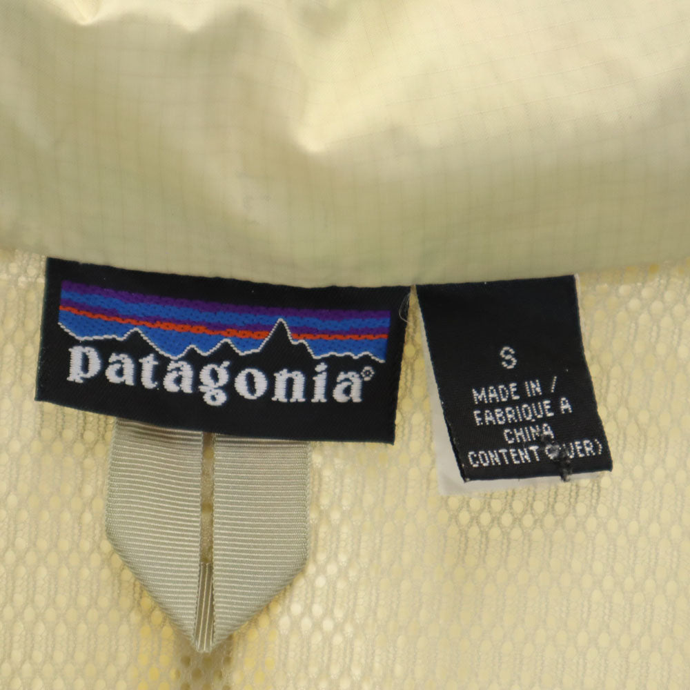 パタゴニア 00s 2002年 アウトドア 83617 トレントシェル ジャケット S イエローベージュ patagonia マウンテンパーカー メンズ