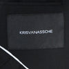 クリスヴァンアッシュ イタリア製 テーラードジャケット 48 ブラック KRIS VAN ASSCHE ブレザー メンズ