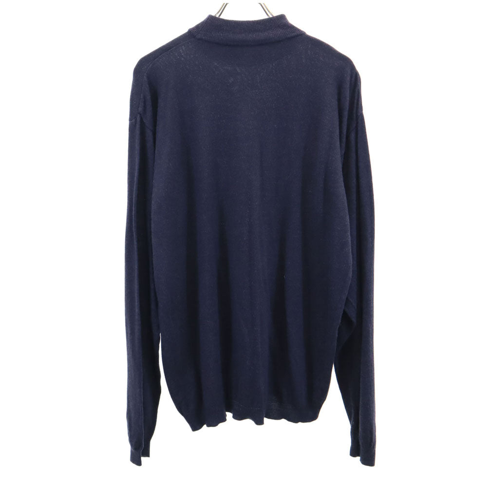 TALLIA UOMO 90s イタリア製 オールド 長袖 セーター XL ネイビー ニット メンズ