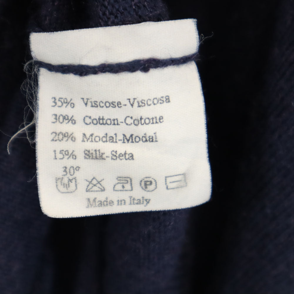 TALLIA UOMO 90s イタリア製 オールド 長袖 セーター XL ネイビー ニット メンズ