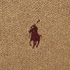 ポロラルフローレン 長袖 ハーフジップ セーター S ベージュブラウン POLO RALPH LAUREN ニット メンズ