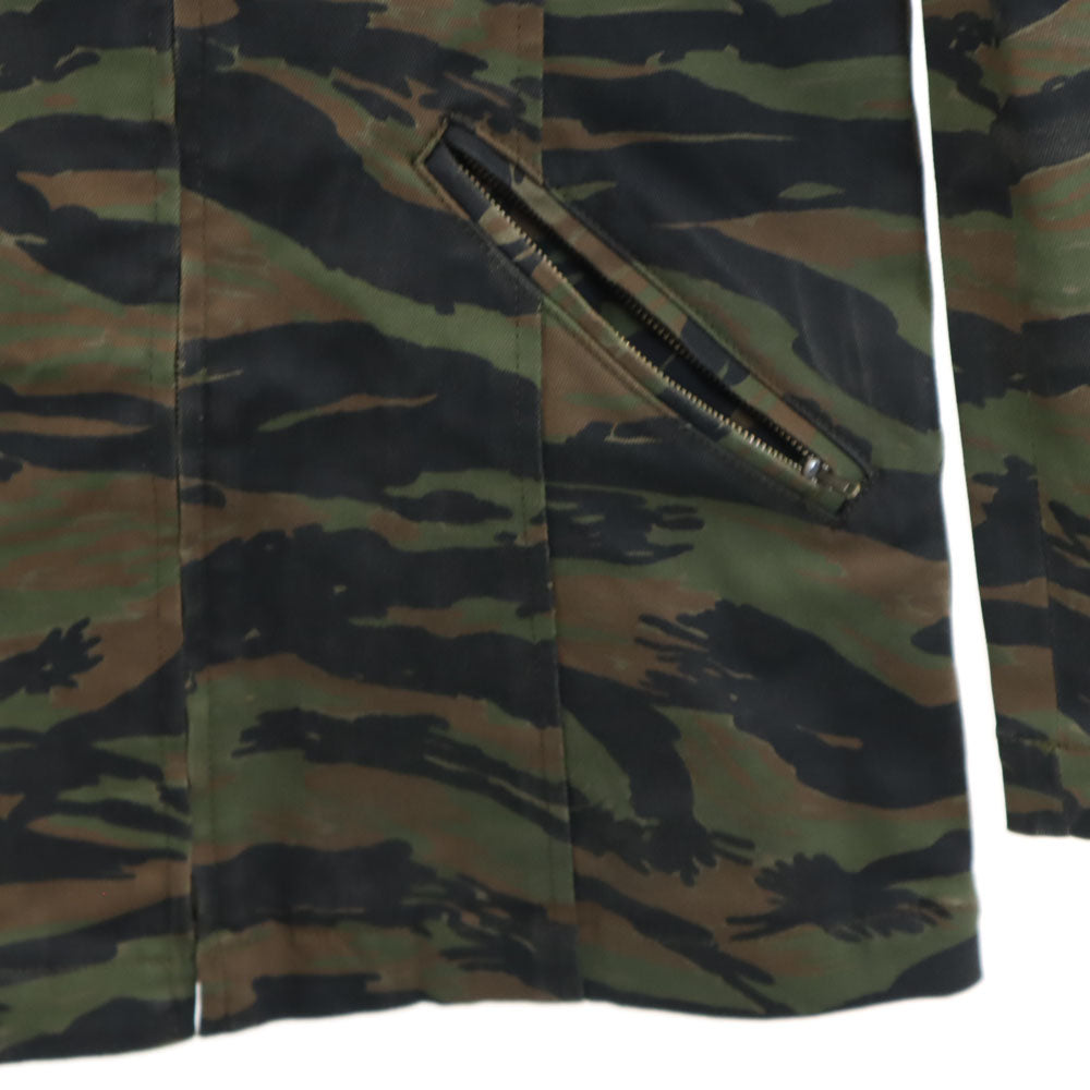 HYSTERIC ヒステリック 日本製 カモフラ柄 ミリタリージャケット F グリーン系 迷彩 レディース