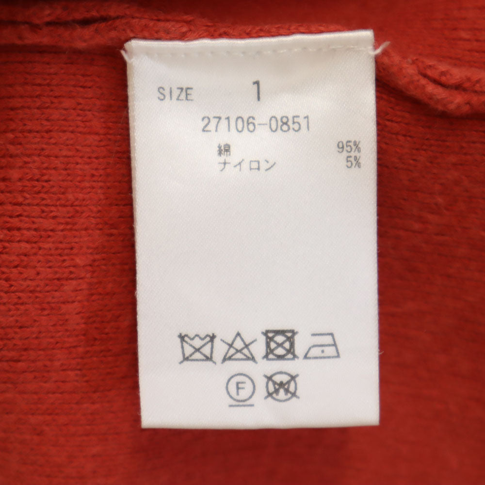 CLANE HOMME クラネオム 長袖 セーター 1 朱色 ニット メンズ