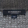 バーバリーロンドン 三陽商会 日本製 チェック柄 ニットジャケット M グレー BURBERRY LONDON メンズ