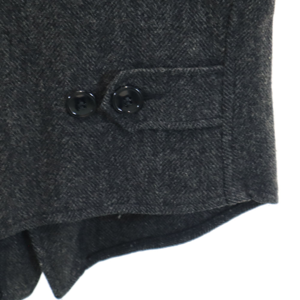 ジョンソンウーレンミルズ ウール ベスト S チャコールグレー Johnson Woolen Mills メンズ