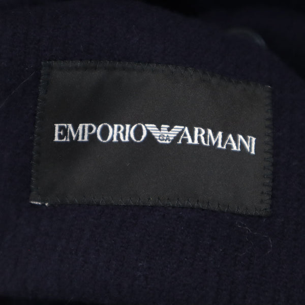 エンポリオアルマーニ ブルガリア製 ウールジャケット 46 ネイビー Emporio Armani メンズ