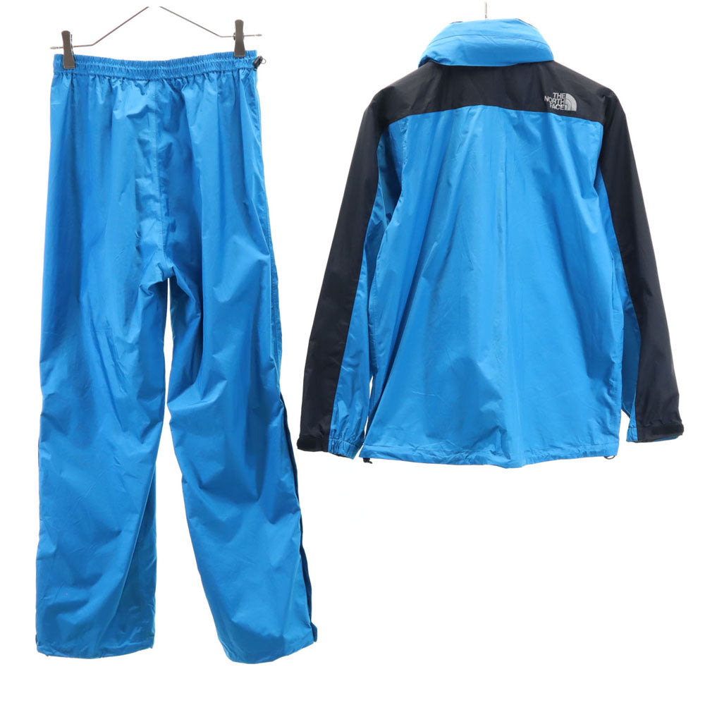 THE NORTH FACE ノースフェイス アウトドア NPW10032 レインテックス ウェア 上下 セットアップ M 水色 収納袋付き レディース
