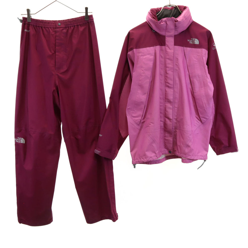 THE NORTH FACE ノースフェイス アウトドア NPW10710 レインテックス フライト ゴアテックス ウェア 上下 セットアップ L マゼンタ系 RAINTEX FLIGHT GORE-TEX レディース