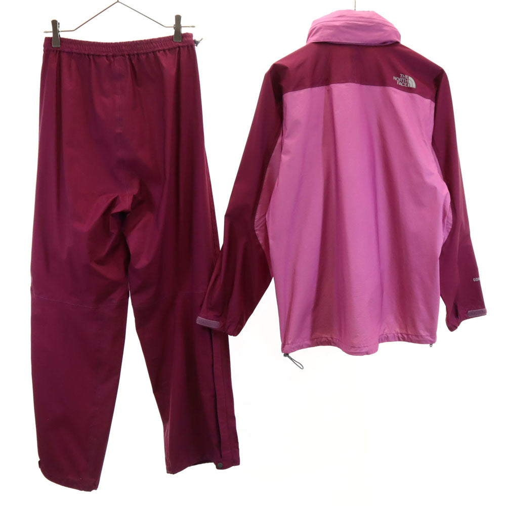 THE NORTH FACE ノースフェイス アウトドア NPW10710 レインテックス フライト ゴアテックス ウェア 上下 セットアップ L マゼンタ系 RAINTEX FLIGHT GORE-TEX レディース