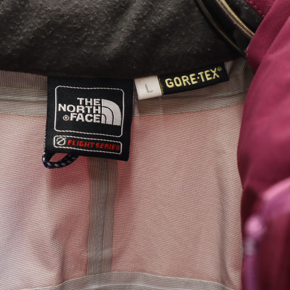 THE NORTH FACE ノースフェイス アウトドア NPW10710 レインテックス フライト ゴアテックス ウェア 上下 セットアップ L マゼンタ系 RAINTEX FLIGHT GORE-TEX レディース